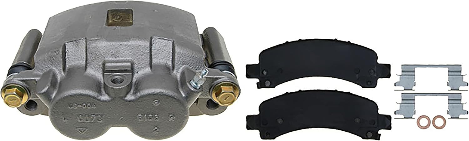 ACDelco Specialty 18R2172SV (19306632) Rear Passenger Side Disc Brake Caliper Assembly with Semi-Metallic Pads (Loaded Fleet)