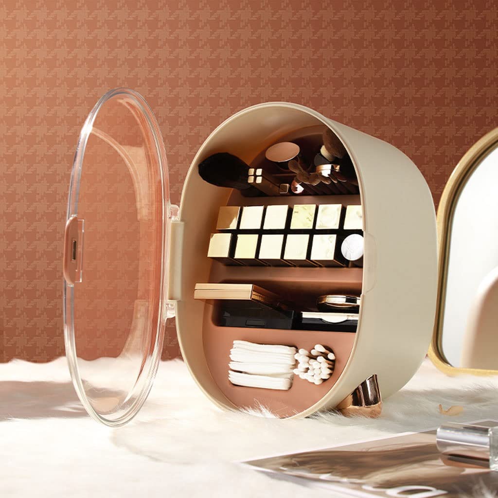 Rangement Maquillage Boîte de Rangement cosmétique Rouge à lèvres Multi-Grille Convient for Salle Bain Chambre Commode Coiffeuse(A)