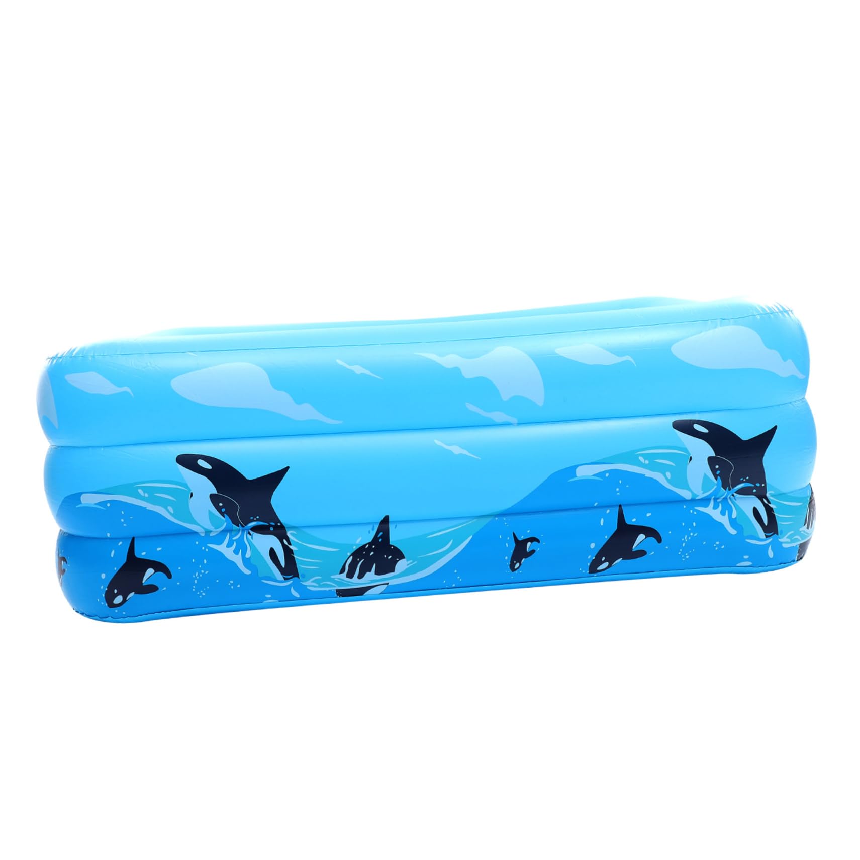 Piscina Infantil Hinchable Azul de PVC, Piscina Doméstica para Niños