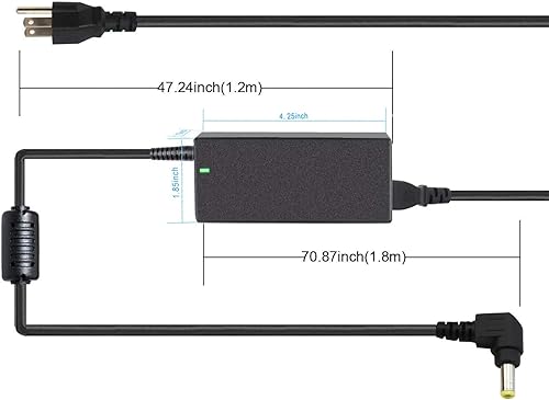 Miniatura 3 de Cargador adaptador de CA de 19V 3.42A 0.217x0.098 in compatible con PA-1650-66 ADP-65DW ADP-65HB BB ADP-65JH BB AD887320 EXA0703YH X550 X550C X550CA