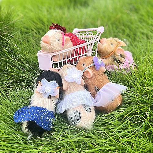 Muñeca cerdito realista de silicona de 13 cm miniatura 6