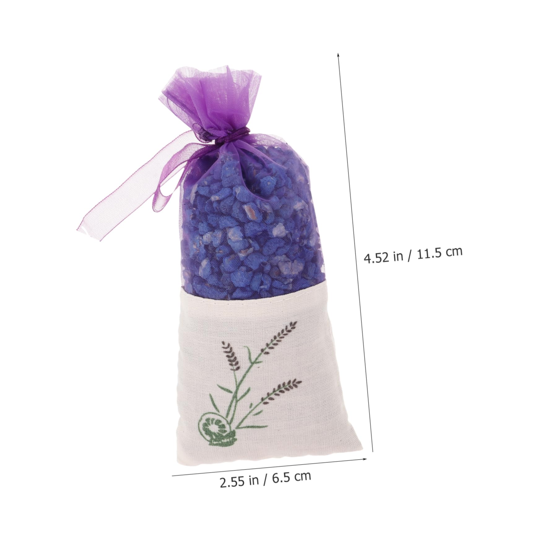 Ciieeo Sacchetti Profumati per Armadio e Auto Fragranza Naturale di Lavanda, Bustine in Rete Minerali Nano per Eliminare Odori, Confezione da 6 Pezzi
