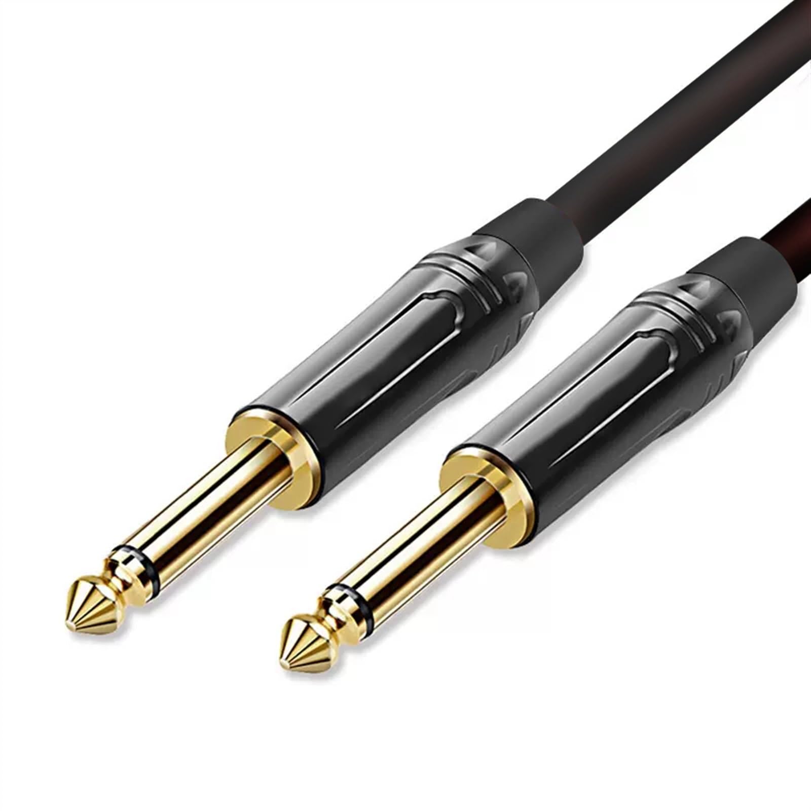 Cavo Audio Professionale per Chitarra Cavo Audio Jack da 6,5 ​​mm Cavo per Chitarra da Maschio A Maschio per Strumento Musicale Elettronico da Collegare agli Amplificatori Audio (Color : 2m)