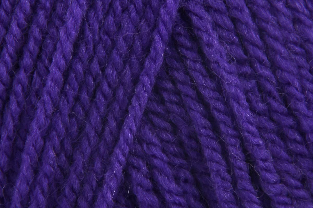 Sirdar Hayfield Bonus DK Crochet Yarn, 100% Acrylic Double Knitting Wool for Sweaters Jumpers Toys - 100g Balls - Bright Purple (828) - Pack of 10 — image 1
