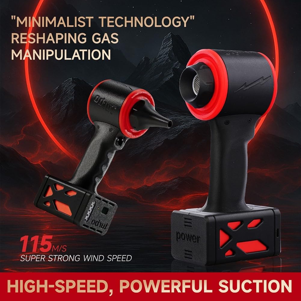 Soplador de polvo eléctrico 28000Pa con motor sin escobillas (conjunto