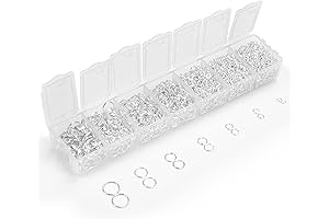 2300pc Silver Jump Rings for Jewelry Making