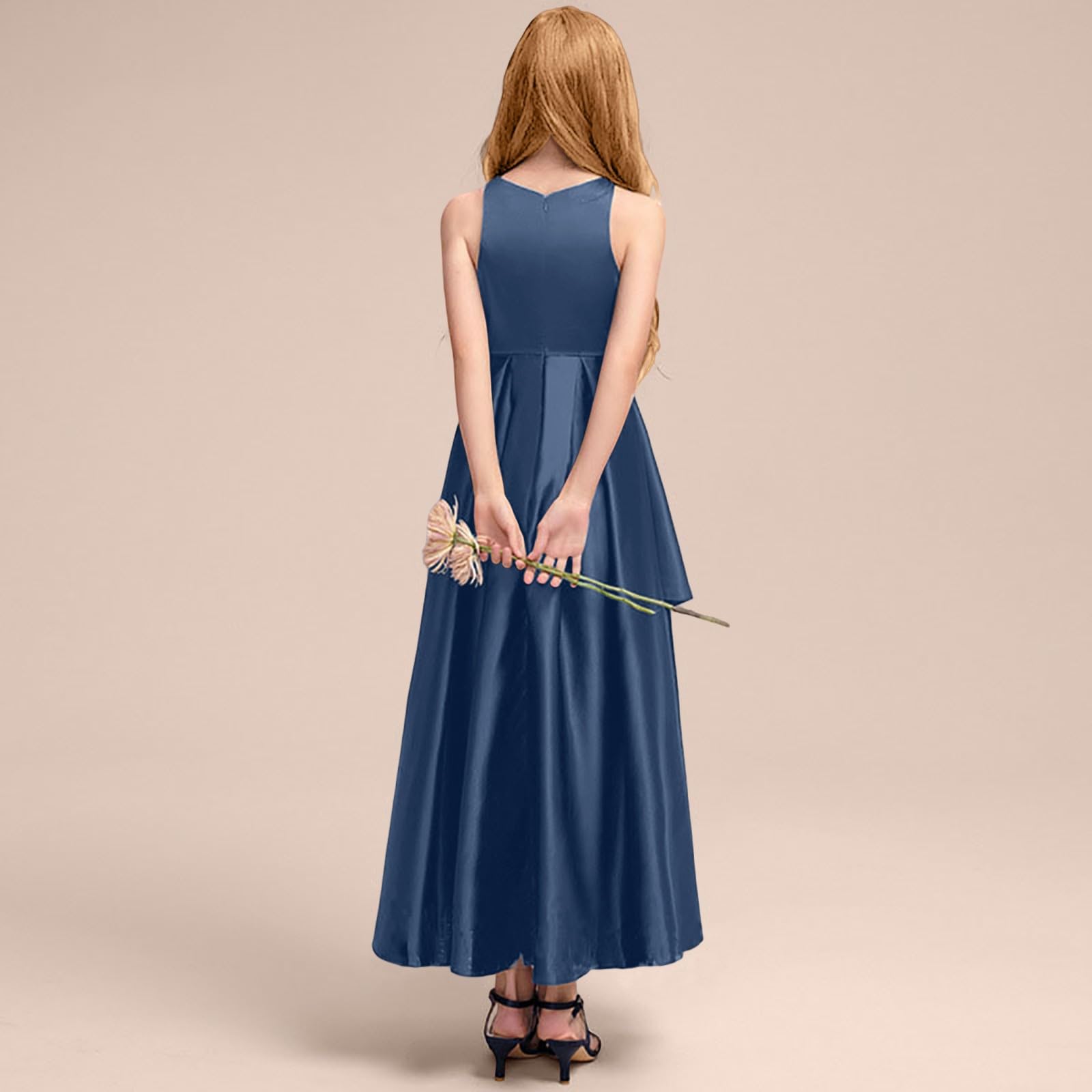 Vestidos para niña, falda, vestidos infantiles, vestidos de niña, vestidos de noche, vestido de fiesta para conciertos, desfiles, elegante, sin mangas, vestido de verano para niños pequeños hasta