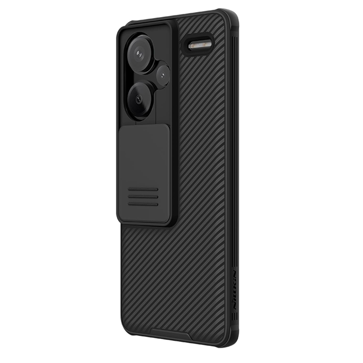 Nillkin Case for Xiaomi Redmi Note 13 Pro Plus (6.67" Inch) CamShield Pro Slider Camera Close & Open Double Layered Protection TPU + PC Black Color Nillkin Case for Xiaomi Redmi Note 13 Pro Plus (6.67" Inch) CamShield Pro Slider Camera Close & Open Double Layered Protection TPU + PC Black Color