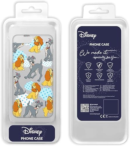 Miniatura 2 de ERT GROUP Funda para iPhone 7 Plus/8 Plus, original y oficial, diseño de Disney Lady and The Tramp 004 adaptado de manera óptima a la forma del