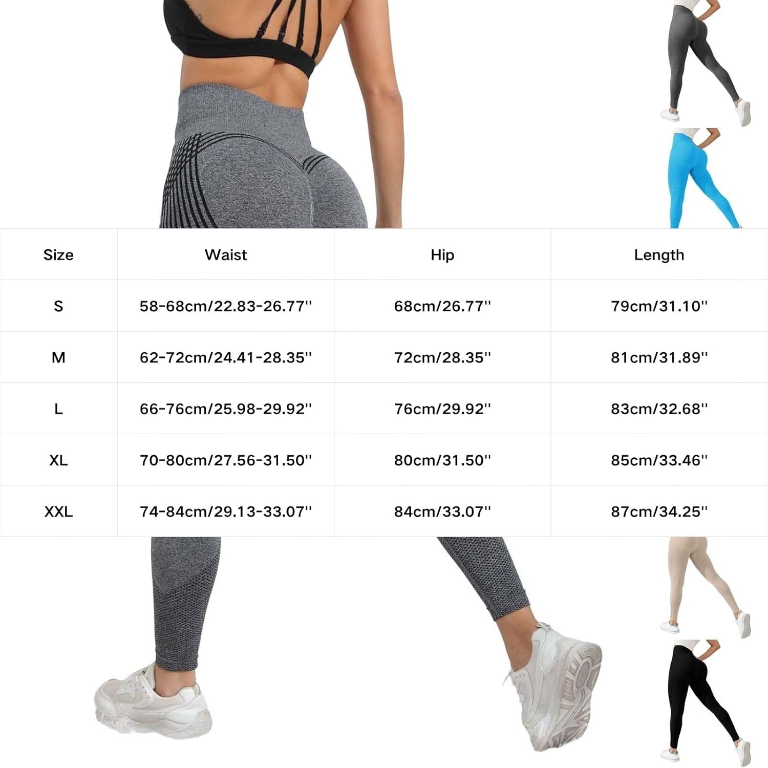 Anti Cellulite Leggings Womens Butt Lifting Tummy Control Resistance Band Leggings Cellumove 3D Compression Legging - Image 4