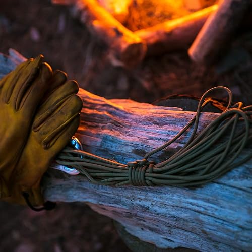 Miniatura 5 de TOUGH-GRID - Cuerda paracaídas de 340 kg, cuerda paracaídas 100% nailon Mil-Spec tipo IV utilizada por el ejército de Estados Unidos, ideal para