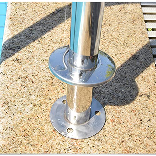 Escalera para piscina de acero inoxidable, 440 lb capacidad miniatura 7