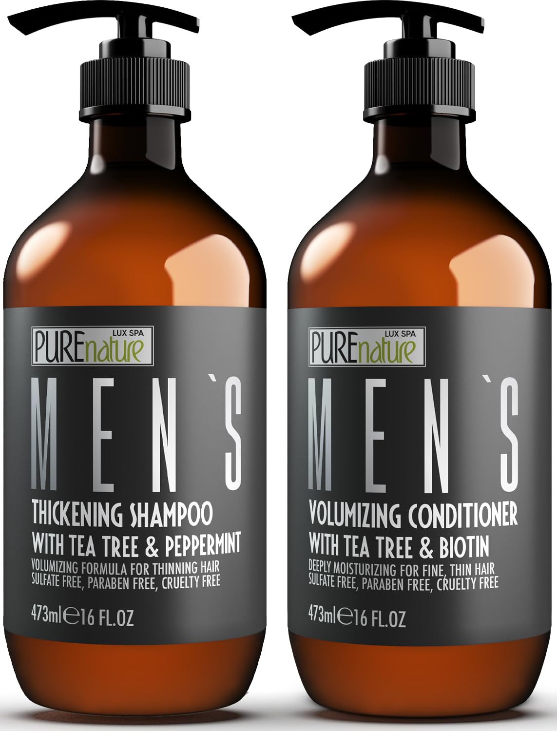 Men's Shampoo and Conditioner Set - Strengthening & Thickening