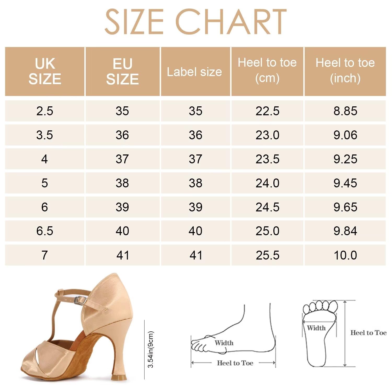 Zapatos de Baile Mujer Salsa Latina Rendimiento Zapatos de Baile Mujer Zapatos de Baile Latino Zapatos de Baile Profesionales