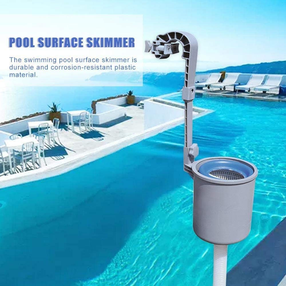 zaizai Skimmer Piscina, Skimmer Superficie Piscina, Supporto a Parete Skimmer Superficie Piscina Skimmer Automatico per la Manutenzione Quotidiana della Piscina