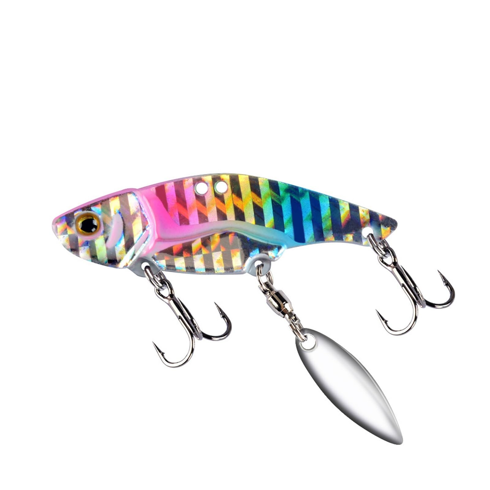 Vib metalowa przynęta wędkarska 12 g, 16 g, przynęta, bass, szczupak, pstrąg, spinnerbait, cekiny, wibracyjna