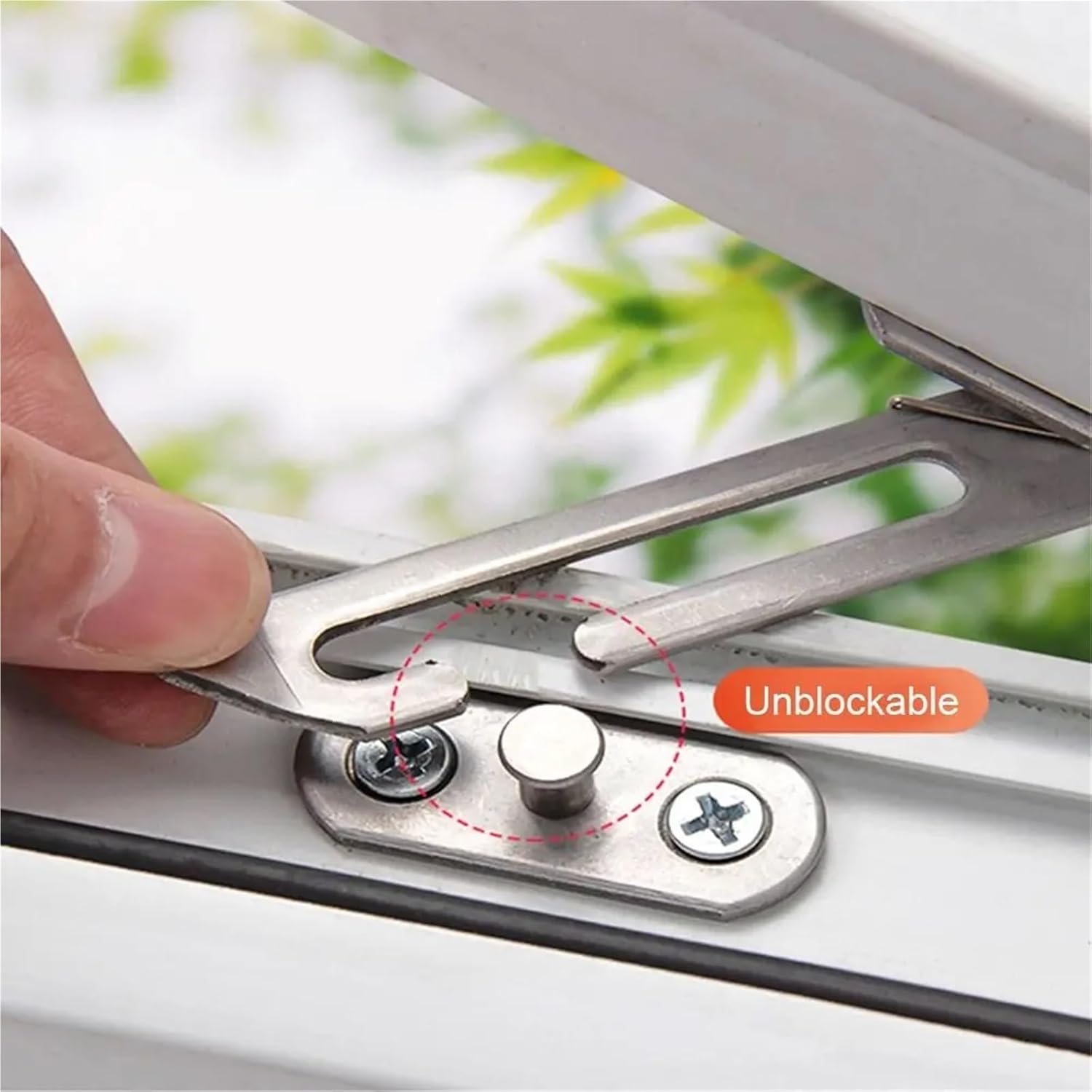 Window Restrictor 10Pcs Adjustable Window Support Locator Window Hook Latches Cabinet Locks for Fall Prevention(Style 2)
