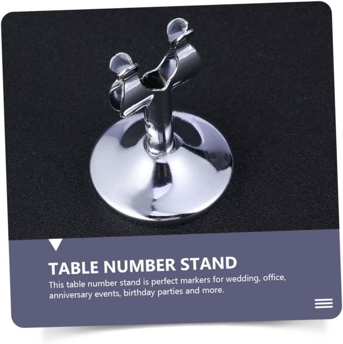 Gatuida 10pcs U-Shaped Card Holders Multi-Function Number Stands Desk Accessory for Events