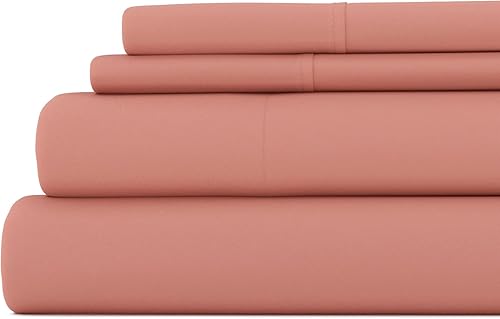 Vista 42 de Linen Market Juego de sábanas tamaño matrimonial de microfibra cepillada, 4 piezas, certificado Oeko-TEX, ultra suaves y sin arrugas, sábanas