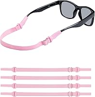 Vista 11 de lvvfit Correas para Gafas para Niños (6.5 a 10 pulgadas) - Correa Ajustable para Gafas Deportivas Gafas de Sol Anteojos Correas Sujetadoras