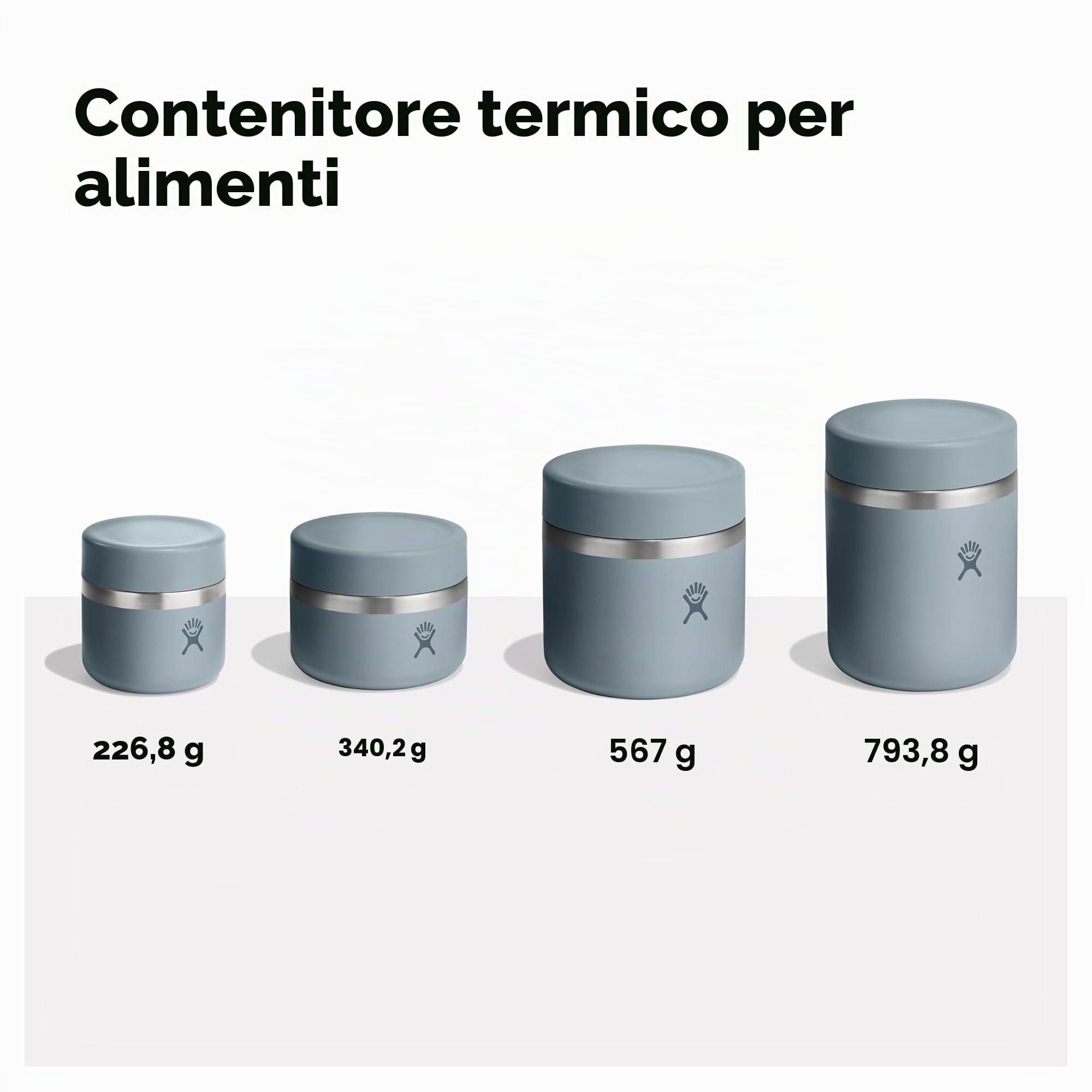 Hydro Flask – Insulated Food Jar 591 ml (20 oz) – Ermetico, Acciaio Inox, Isolamento TempShield® – Mantiene il Cibo Caldo o Freddo per Ore – Oat