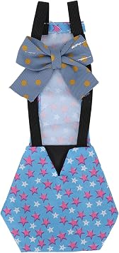 Pet Chicken Diapers Soft Polyester Adjustable Washable Reusable Diapers for Chickens Ducks Geese Poultry Pets S Pentalobe