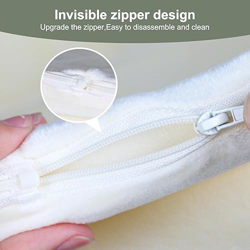 Miniatura 5 de CALEPTONG - Piscina de bolas de espuma para niños pequeños, redonda extragrande de 47.2 x 13.8 pulgadas, piscina de bolas de terciopelo suave,