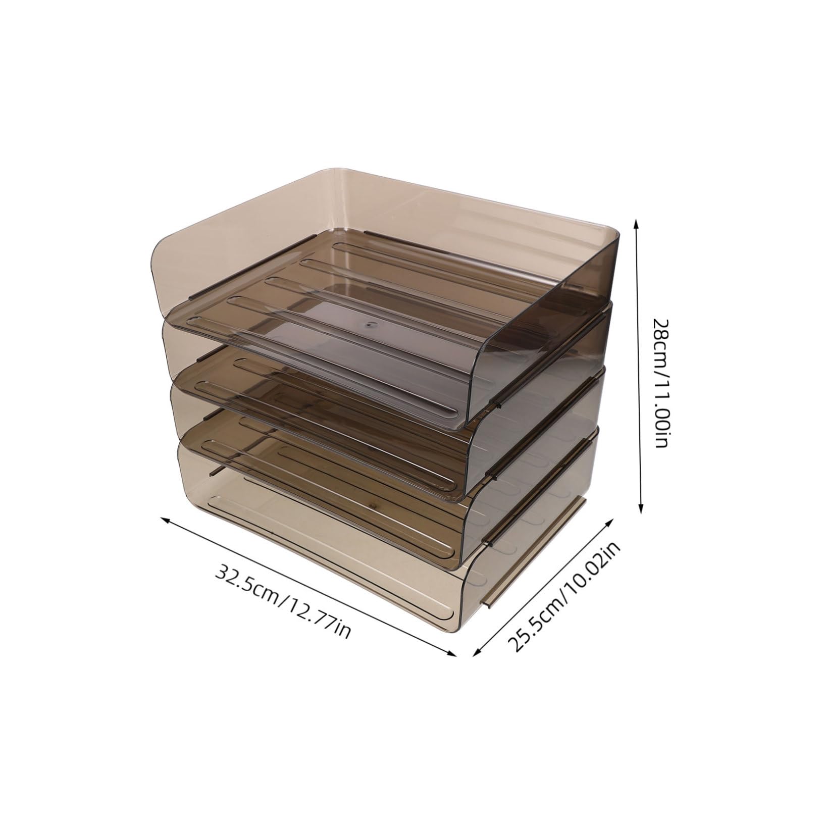 Operitacx Estante para Documentos De Escritorio Organizador De Archivos De Acrílico Transparente para Oficina y Aula Clasificador De Papel para Clasificar Documentos y Libros