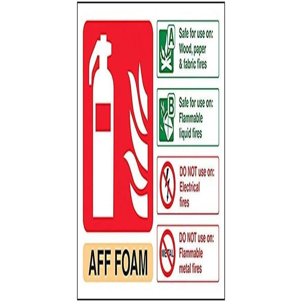 vsafety 11010 ac-g cartello estintore, Acqua e additivo ID