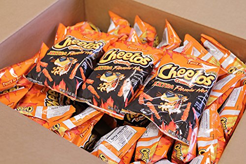 Cheetos XXtra Flamin' Hot Crunchy 2.25 Oz (Pack of 17)