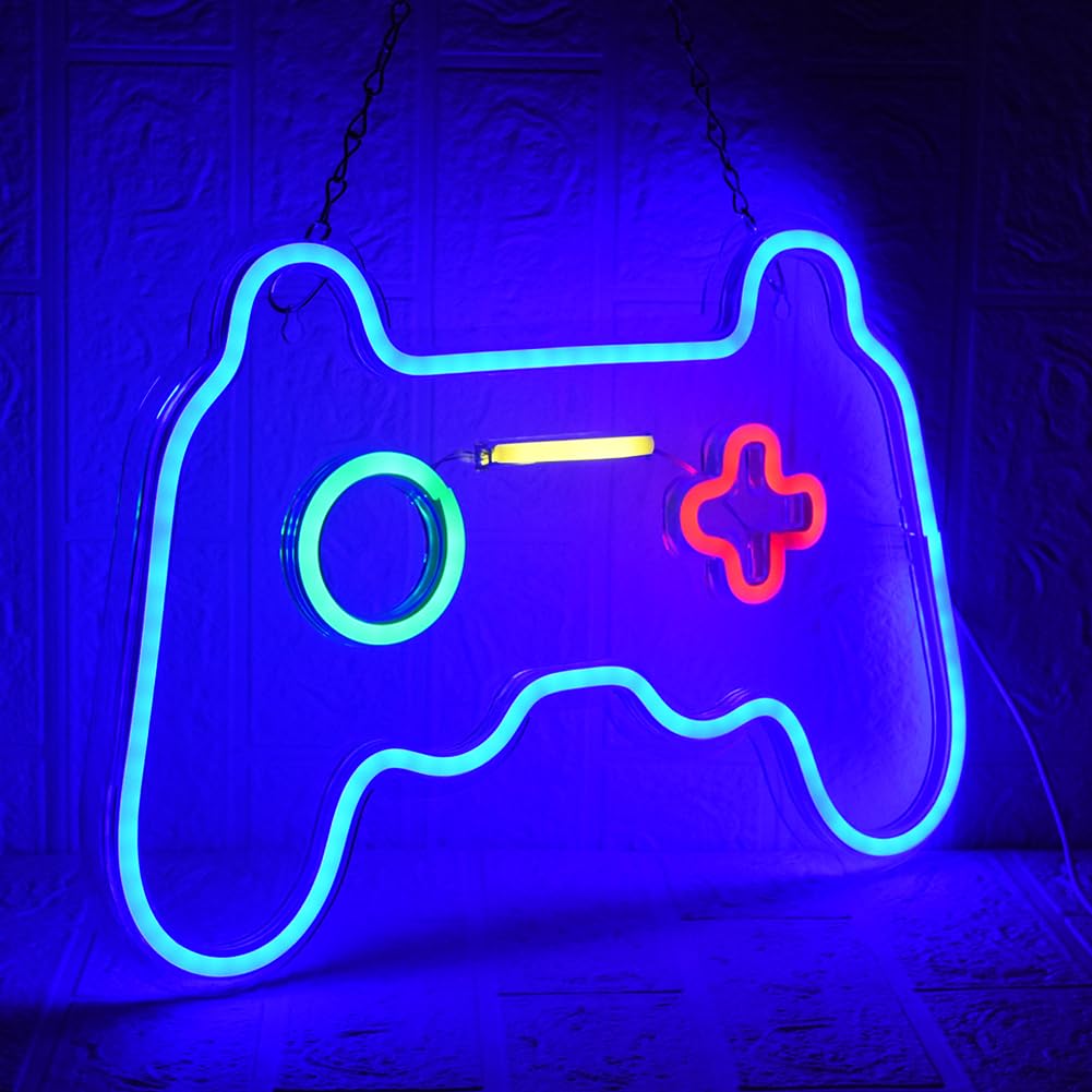 HOTUT Insegna al Neon LED, Gioco Insegne al Neon Alimentazione a
