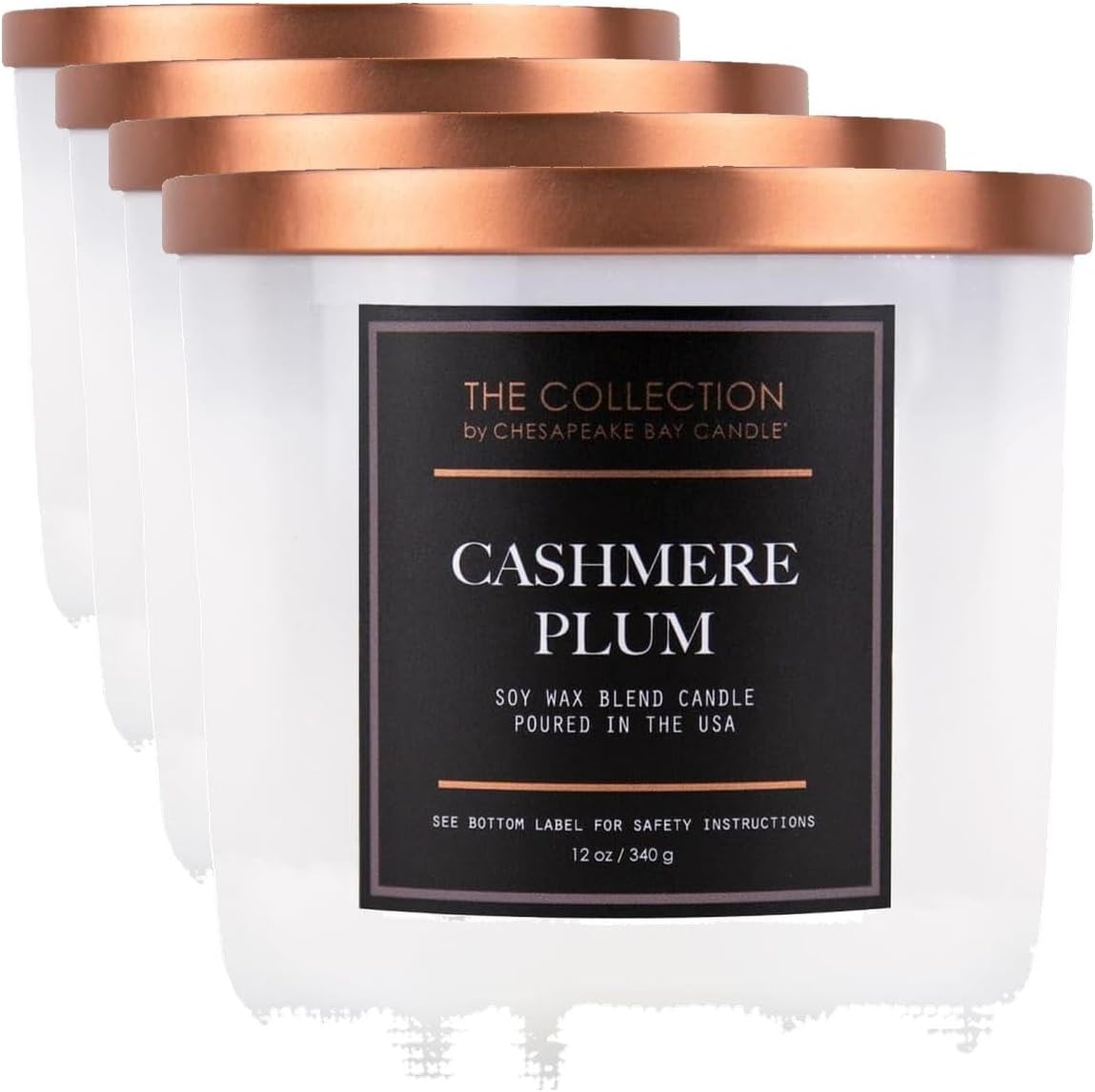 Chesapeake Bay Candle The Collection Two-Wick Scented Candle Cashmere Plum Medium Jar