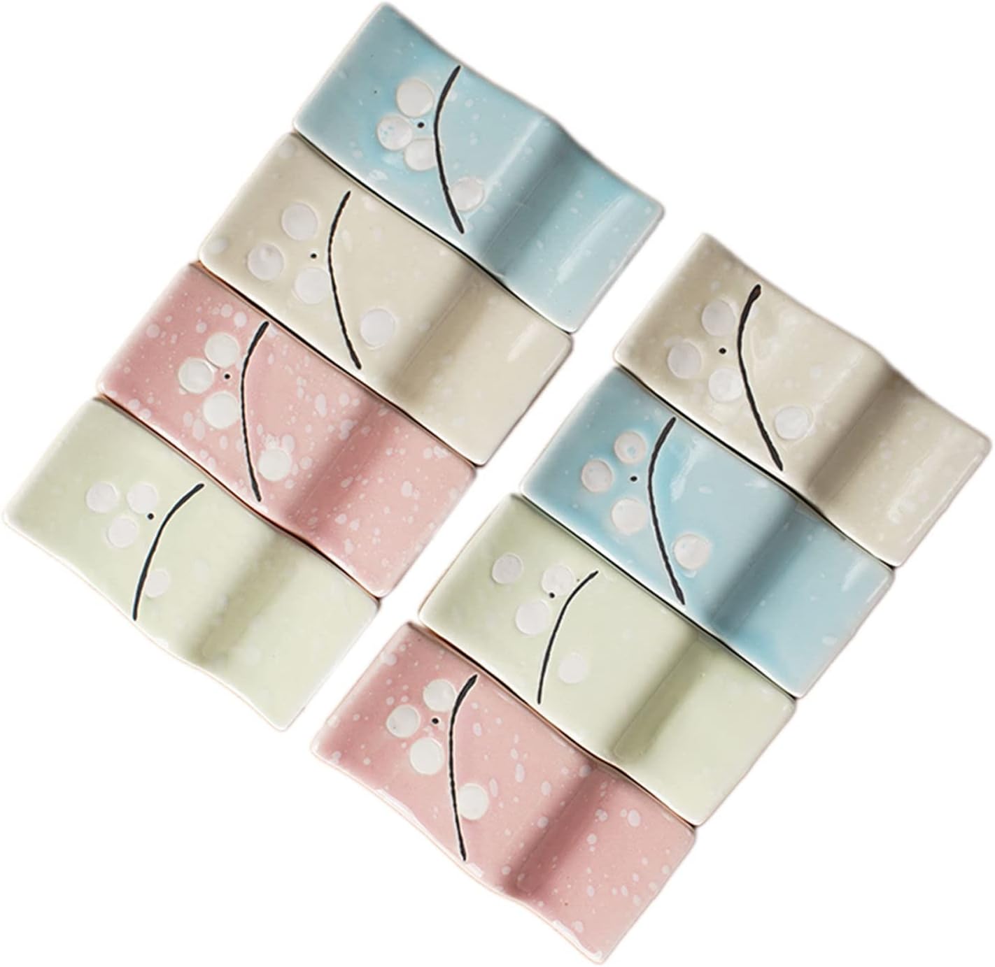Chopstick Rest Chopsticks Holders Rack Japanese Ceramic Dinner Stand for Home Decoration Fork Knife