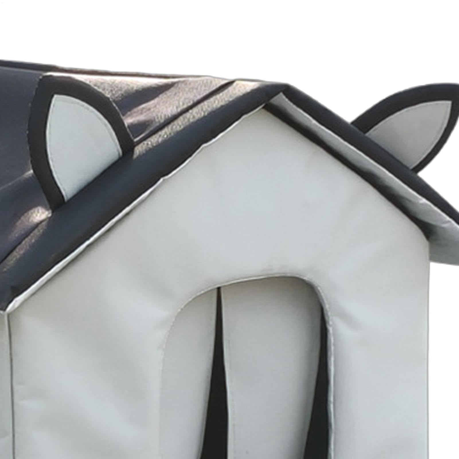 Cuccia Esterna per Gatti Resistente alle Intemperie Cuccia Rialzata Calda | Cuccia Cani Impermeabile Adatto a Animali Randagi, Cortile, Giardino, Patio, Portico e Garage