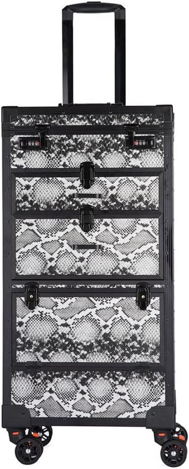 Cosmetic Suitcase Aluminum Hairdressing Trolley Case Barber Scissors Barber Scissors Holder Tool Box