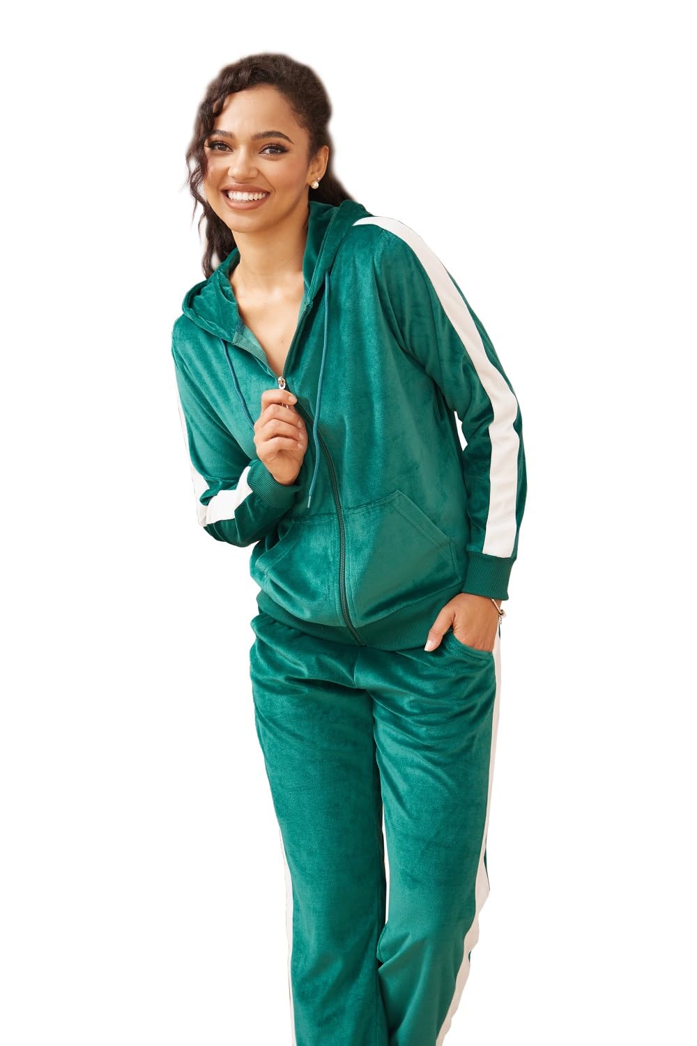 Facitisu - Conjunto deportivo de 2 piezas para mujer