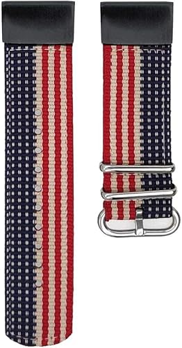 Miniatura 9 de Correa de reloj de 1.024 in para Garmin Fenix 6X Pro/Zafiro, correa de nailon tejida con patrón de bandera de Estados Unidos con cierre de acero