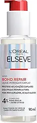 L'Oréal Paris Elseve Bond Repair Leave-In Finalizador Resgate Capilar com Ácido Cítrico e Glicina, Proteção Térmica 230°C, Controla Frizz e Reconstrói Ligações, 90ml