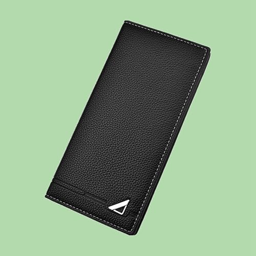 Miniatura 2 de ABOOFAN 2 unids de cuero para hombre billetera delgada para hombre carteras hombres cartera hombres monedero bolsillo cartera para hombres cartera