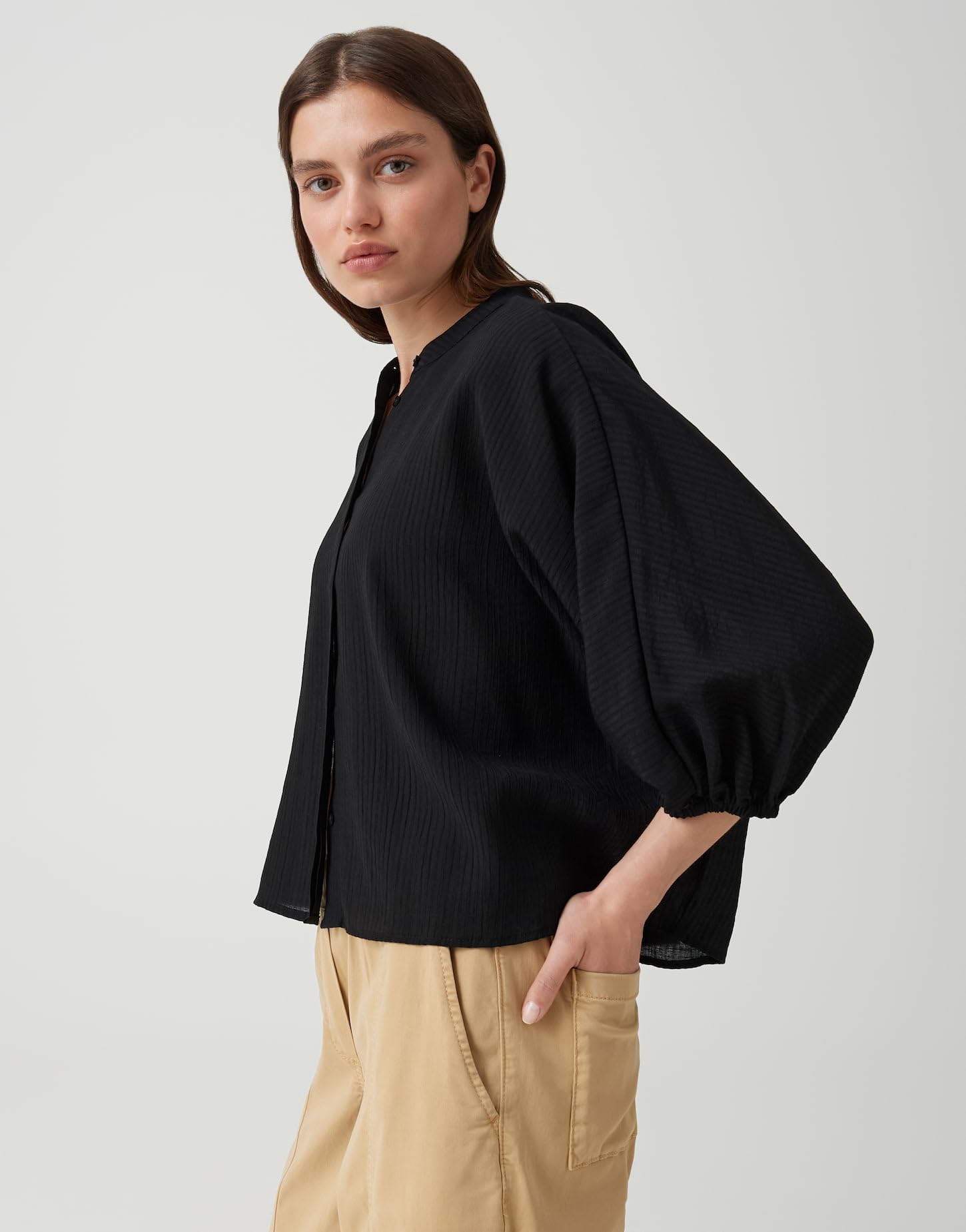 OPUS Oversize Bluse Damen