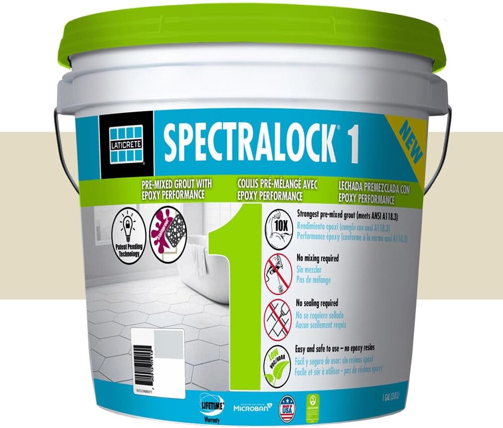 Spectralock 1 Pre-Mixed Grout - 1 Gallon - Antique White