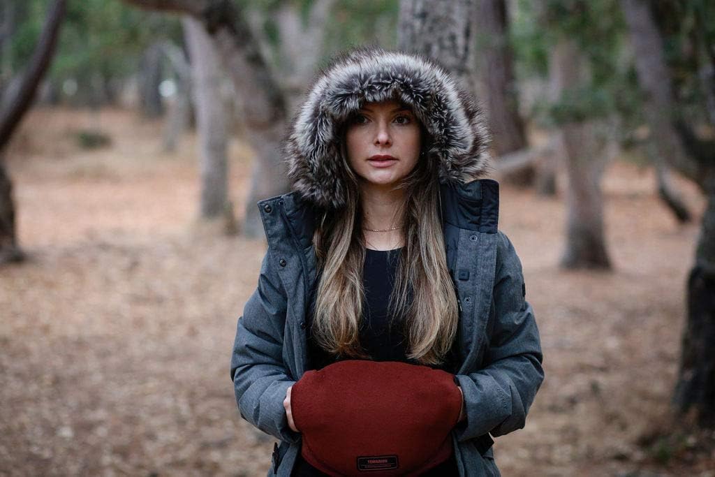 TOMARION2 Portable Infrared Heating Pad – Back Pain Relief Natural Tourmaline Infrared Hot Therapy – Muscle, Cramps Calming Heat Massage