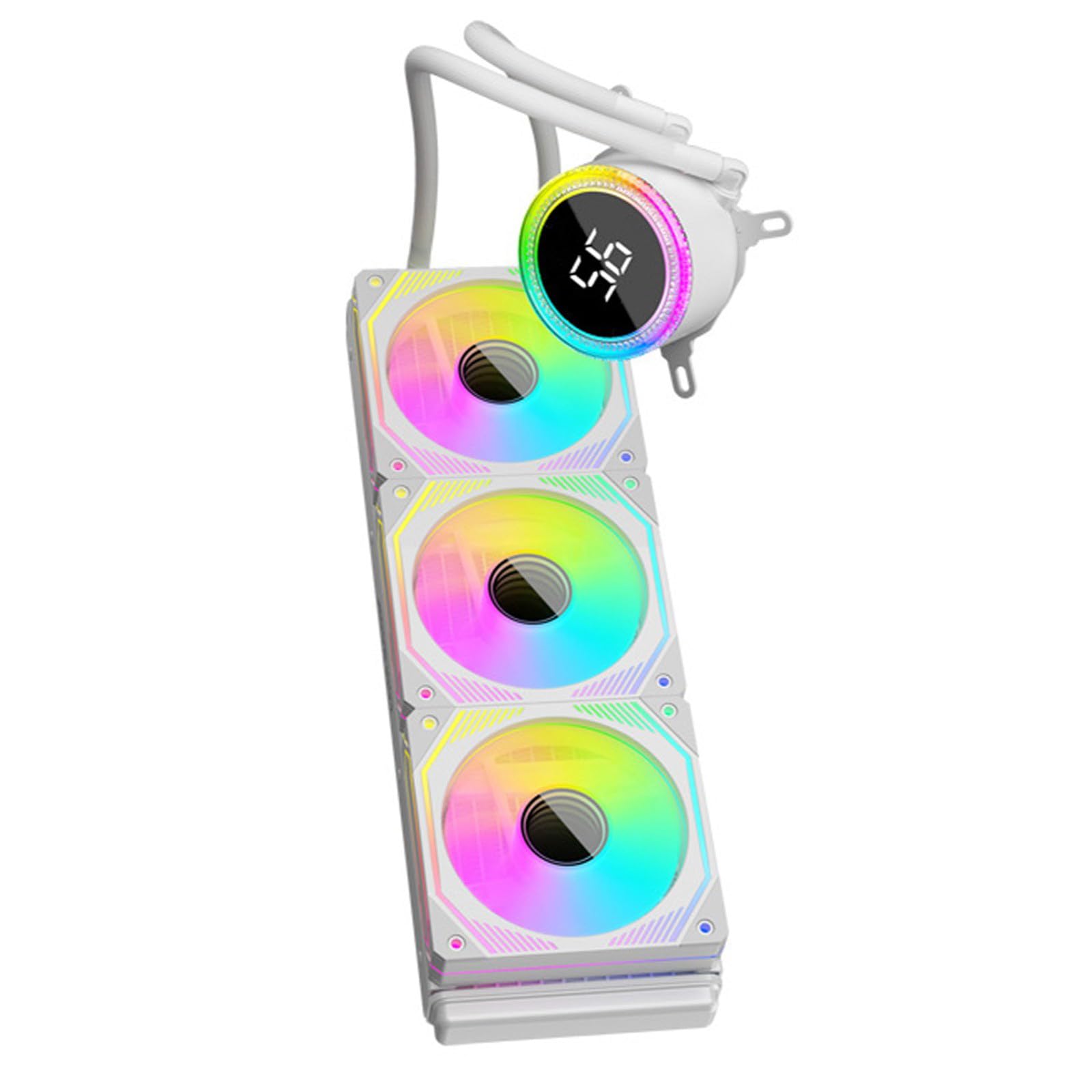 Chłodzony procesorem ARGB wentylator chłodzący wodą z potrójnym 120 mm ARGB Wydajne chłodzenie CPU Radiator