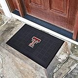 FANMATS NCAA Texas Tech University Red Raiders Vinyl Door Mat