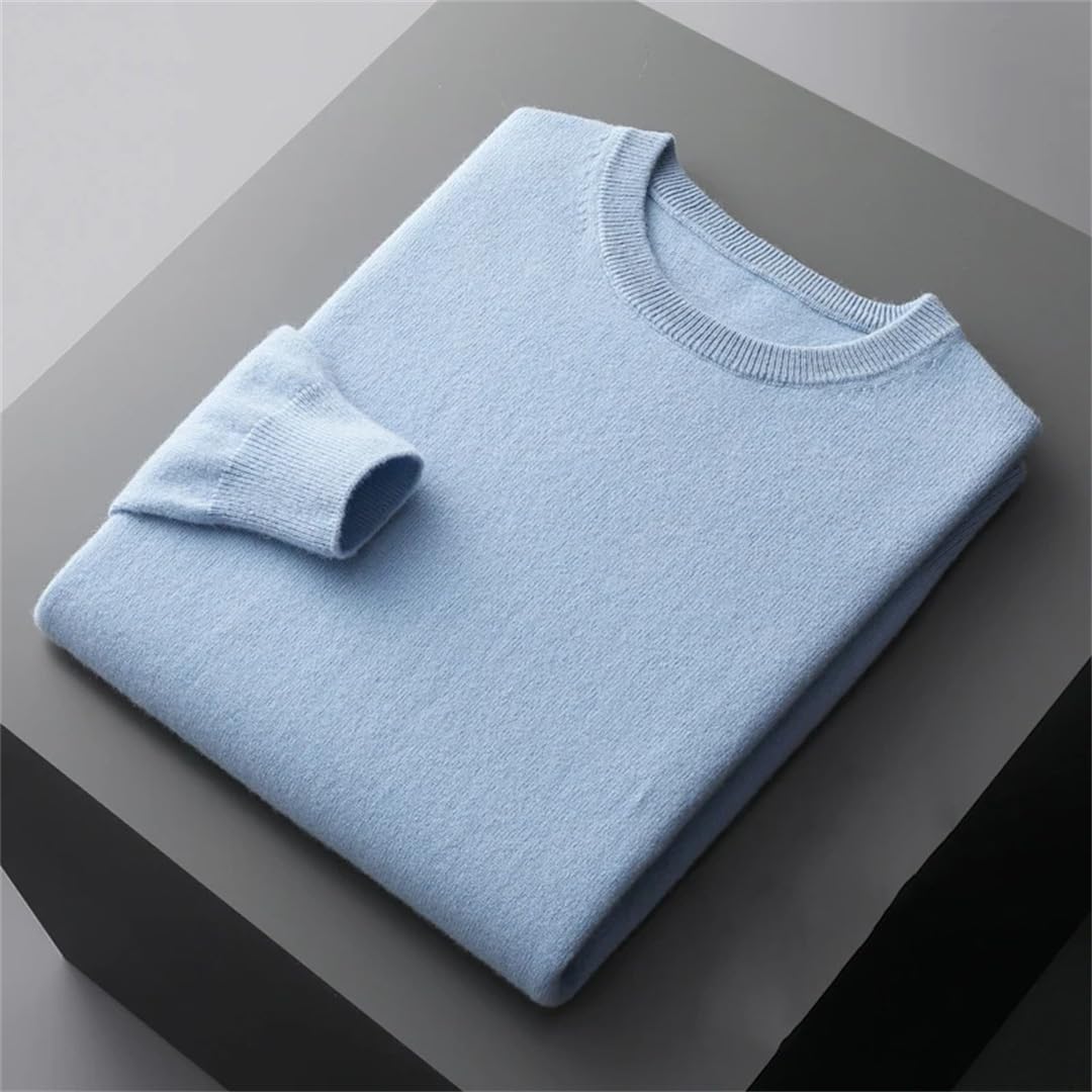 Uomo Tinta unita Girocollo Breve Pullover Maniche Lunghe Tempo Libero Maglione