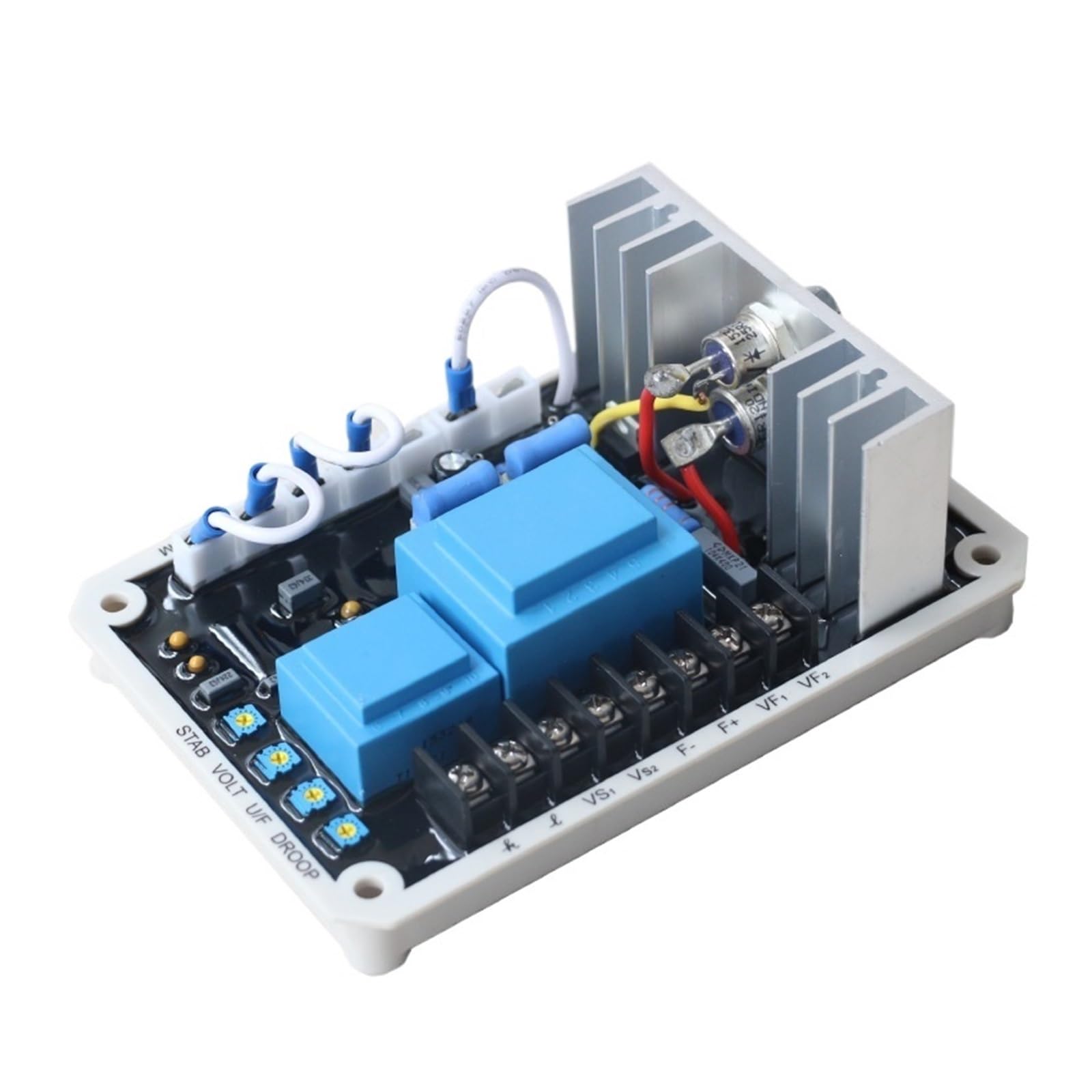 Regulador de tensión EA15A Generador Regulador de Voltaje automático 15 Amp Detección trifásica for generador sin escobillas 170VDC 50/60Hz