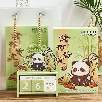 Wooden Universal Calendar Creative Reminder Desk Calendar Decoration Literary Dormitory Desktop Decoration Girl Dream Perpetual Calendar (style2)