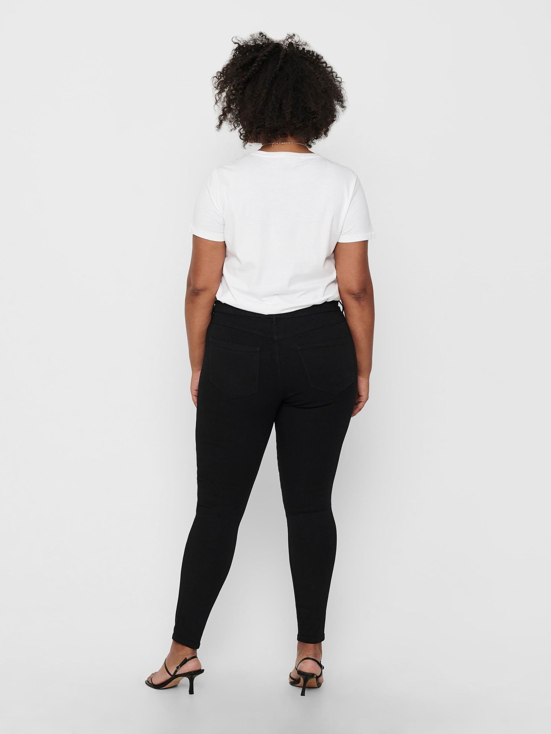 Only Carmakoma Carthunder Push Up Reg Skinny Jeans Noos - Vaqueros Mujer