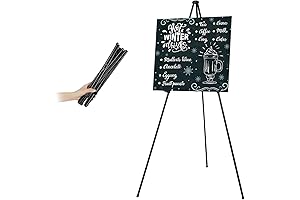 Easel Stand for Display Floor Easels for Signs Black Tripod for Poster...