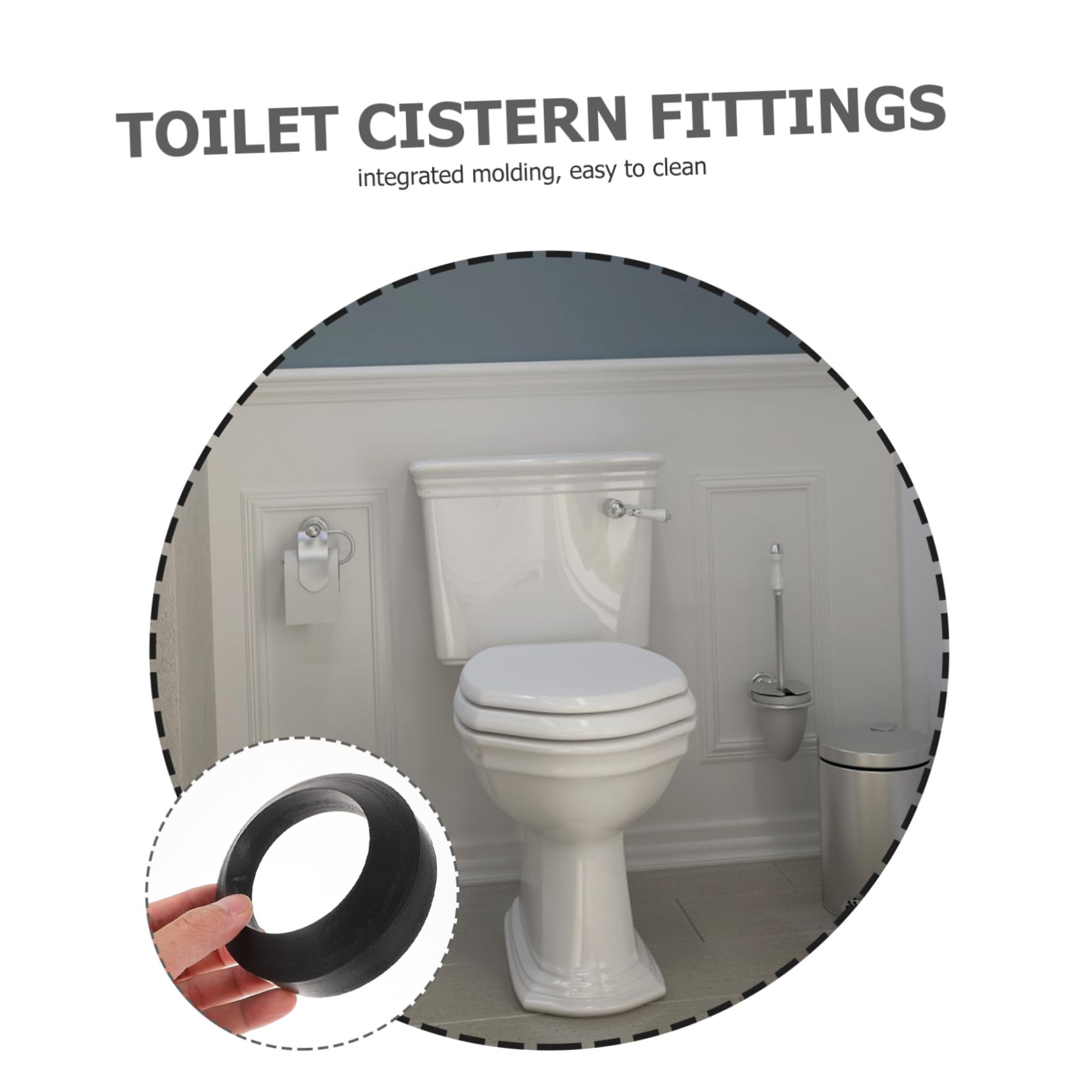 UKCOCO 3sätze Toilettenspülkasten Dichtungsring Ersatzteile Für Wc Installieren Aus Hochwertigem Für Toilettenkonstruktionen Stabil Und Praktisch Für Heimgebrauch